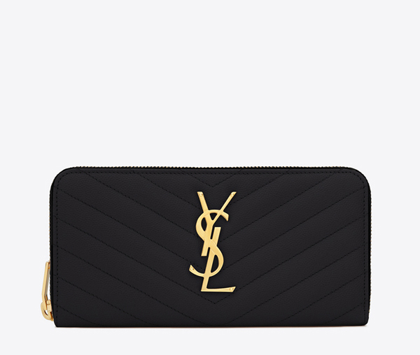 Saint Laurent☆サンローランスーパーコピー モノグラム コンチネンタル長財布 ブラック 372264BOW01 1000
