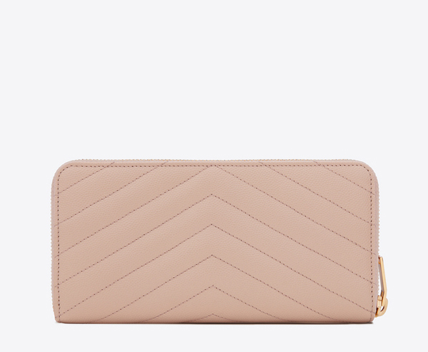 ☆SAINT LAURENTサンローランスーパーコピー モノグラムラウンドジップウォレット Pink 372266BOW01 1000