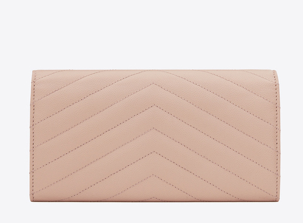 SAINT LAURENT☆サンローランスーパーコピー モノグラム フラップウォレットPink 372264BOW016920