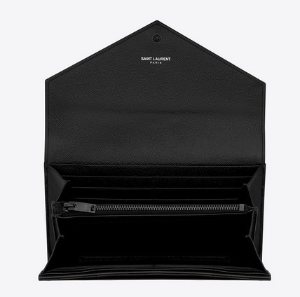 大人の色味 ☆SAINT LAURENT☆サンローランスーパーコピー モノグラム フラップウォレット 黒 372264BOW051000