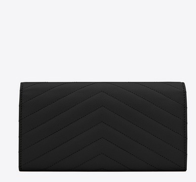 大人の色味 ☆SAINT LAURENT☆サンローランスーパーコピー モノグラム フラップウォレット 黒 372264BOW051000