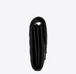 大人の色味 ☆SAINT LAURENT☆サンローランスーパーコピー モノグラム フラップウォレット 黒 372264BOW051000