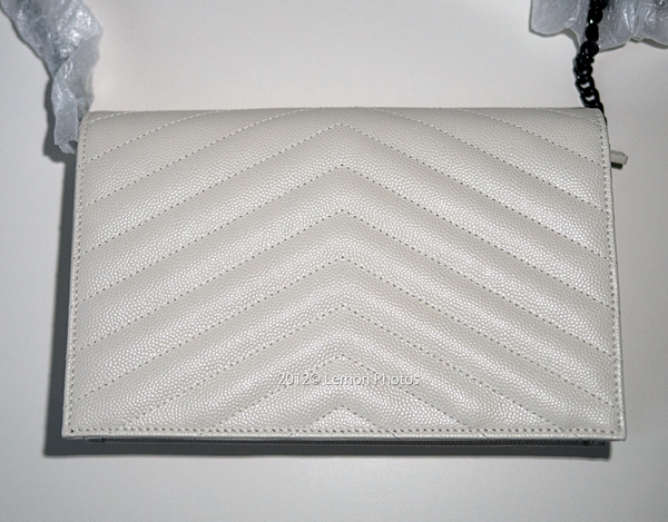 Saint Laurent サンローランスーパーコピー 奇跡の入荷！サンローラン チェーンウォレット白Ｘ黒