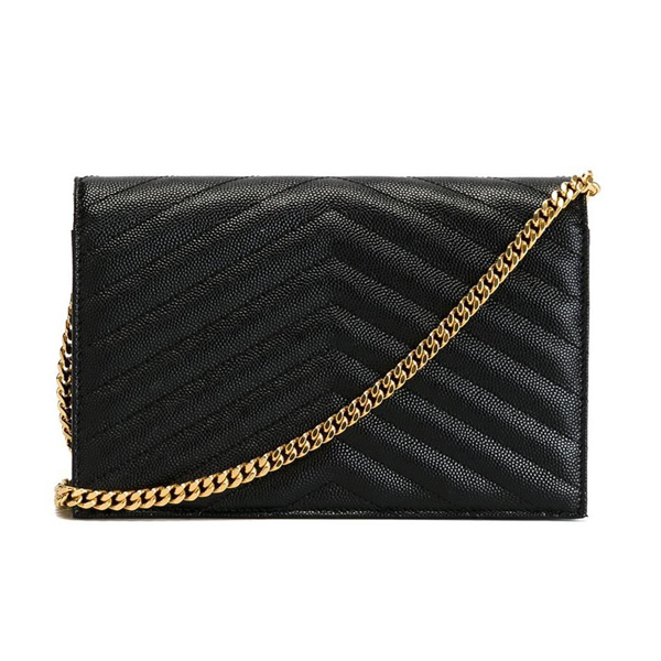 Saint Laurent サンローランスーパーコピー モノグラムショルダーバッグ 黒