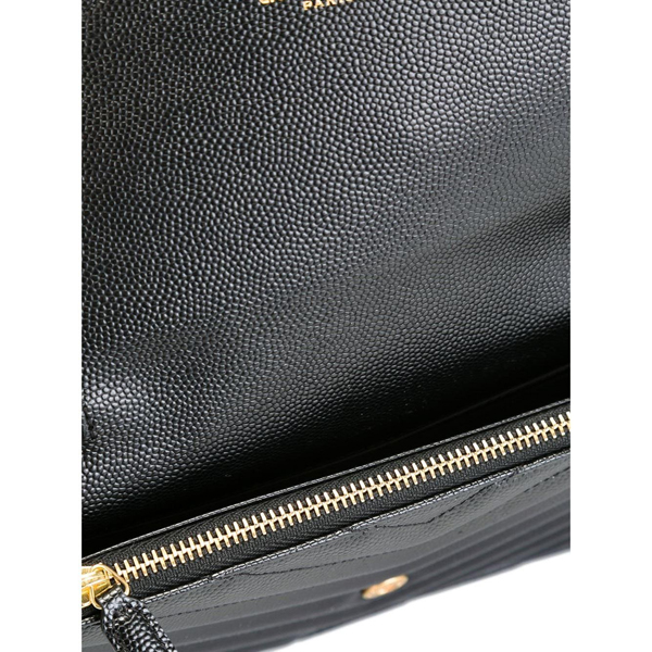Saint Laurent サンローランスーパーコピー モノグラムショルダーバッグ 黒