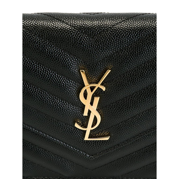 Saint Laurent サンローランスーパーコピー モノグラムショルダーバッグ 黒