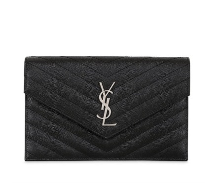 SAINT LAURENT サンローランスーパーコピー モノグラム キルト チェーン ショルダー BK