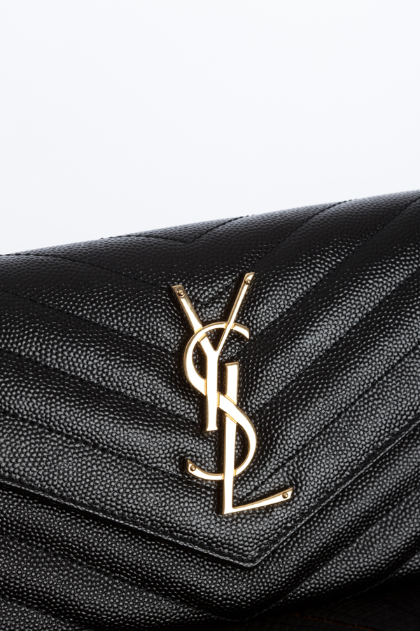 2016SS Saint Laurent サンローランスーパーコピー モノグラム コンチネンタル長財布☆BLACK 372267BOW011000