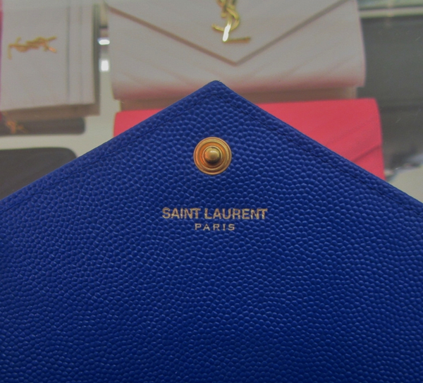 Saint Laurent☆サンローランスーパーコピー モノグラム コンチネンタル長財布 ロイヤルブルー 372268BOW011000