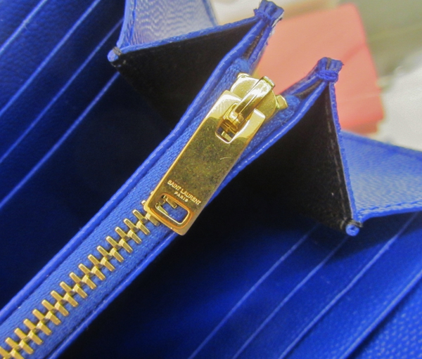 Saint Laurent☆サンローランスーパーコピー モノグラム コンチネンタル長財布 ロイヤルブルー 372268BOW011000