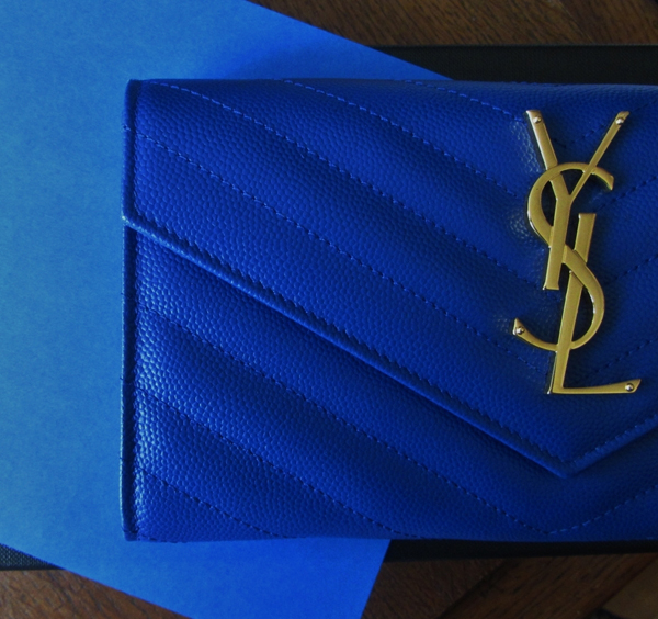 Saint Laurent☆サンローランスーパーコピー モノグラム コンチネンタル長財布 ロイヤルブルー 372268BOW011000