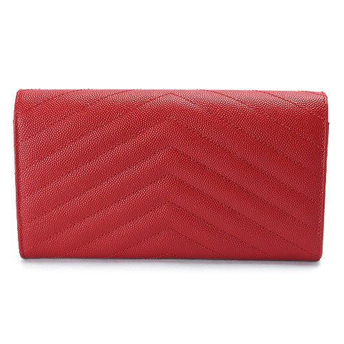 Saint Laurent サンローランスーパーコピー パリ 長財布 レザー 372264 BOW01 6422/NEW RED
