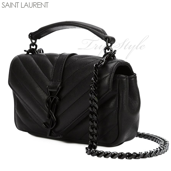 2016SS★Saint Laurent サンローランスーパーコピー ダークメタルロゴ ベイビー モノグラム 410465 BRM05 1000