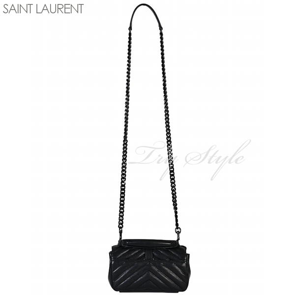 2016SS★Saint Laurent サンローランスーパーコピー ダークメタルロゴ ベイビー モノグラム 410465 BRM05 1000