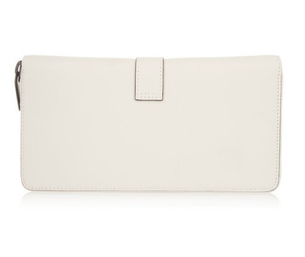 Saint Laurent YSL Line サンローランスーパーコピー オフホワイトレザーウォレット