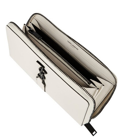 Saint Laurent YSL Line サンローランスーパーコピー オフホワイトレザーウォレット