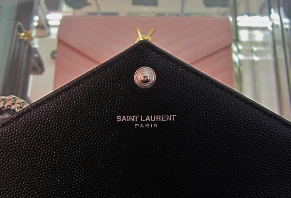 Saint Laurent お勧め★サンローランスーパーコピー モノグラム チェーンウォレット ブラック