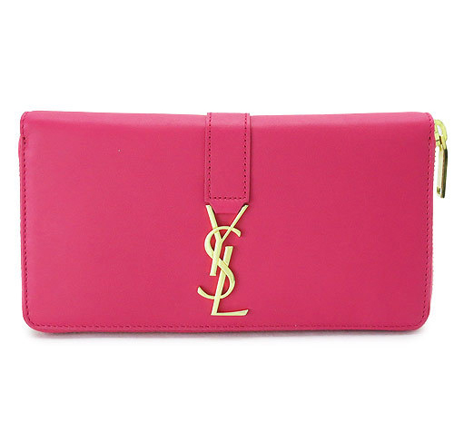 Saint Laurent サンローランスーパーコピー パリ 長財布 レザー バブルガム 414570 BJ50J 5623