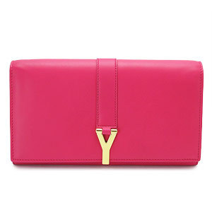 【2016年春 夏】★Saint Laurent サンローランスーパーコピー 18枚カード×フラップ財布★最新★ Pink