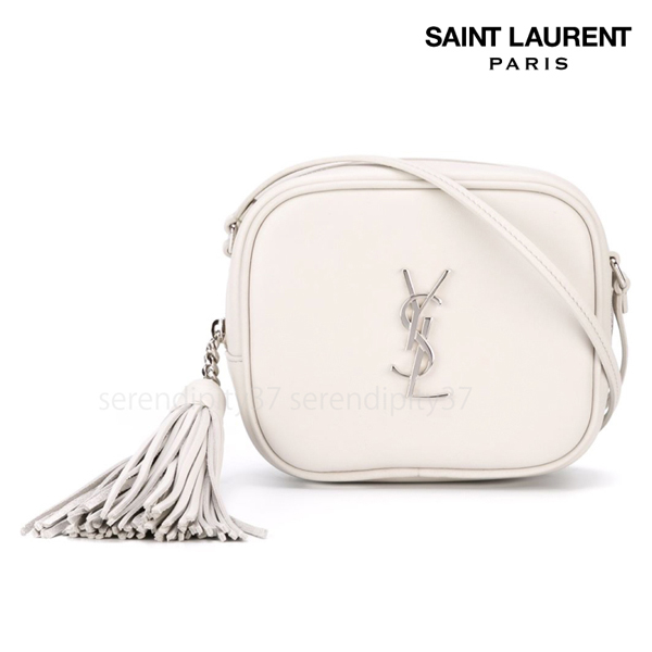 2016SS★Saint Laurent サンローランスーパーコピー モノグラム タッセル付 カメラバッグ/LG