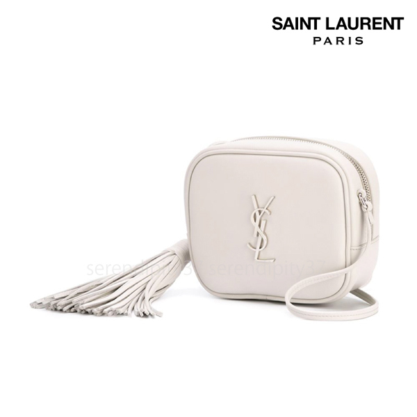 2016SS★Saint Laurent サンローランスーパーコピー モノグラム タッセル付 カメラバッグ/LG