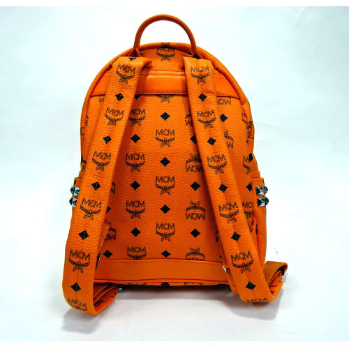 エムシーエム MCM スーパーコピー MMK5SVE37 OR001 オレンジ スタッズ BACKPACK リュック