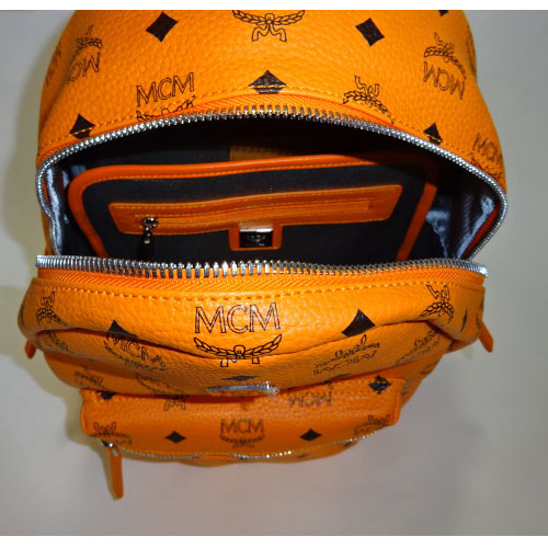 エムシーエム MCM スーパーコピー MMK5SVE37 OR001 オレンジ スタッズ BACKPACK リュック