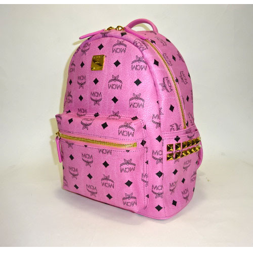 エムシーエム MCM スーパーコピー MMK5SVE37 PK001 ピンク スタッズ BACKPACK リュック 