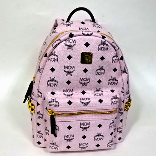 エムシーエム MCM スーパーコピー MMK5SVE37 PH001 ピンク スタッズ BACKPACK リュック