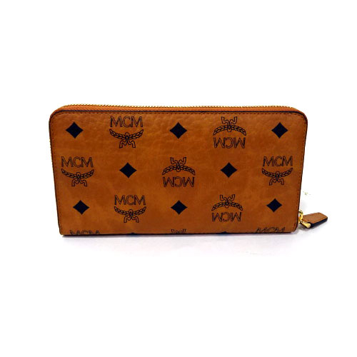 エムシーエム MCM スーパーコピー MYL 4AVI01 CO001 スタッズ ラウンドファスナー　財布