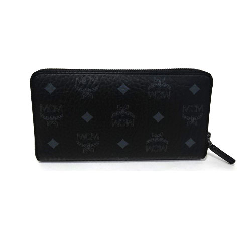 エムシーエム MCM スーパーコピー MYL 4AVI01 BK001 スタッズ ラウンドファスナー　財布 