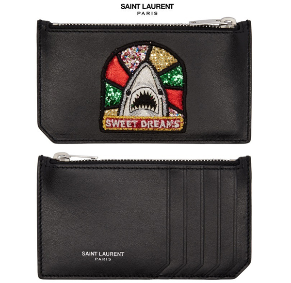 関送込【Saint Laurent】サンローラン スーパーコピー Sweet Dreams シャーク カードホルダー