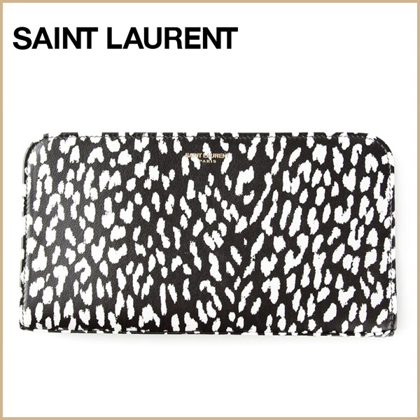 【SAINT LAURENT】サンローラン スーパーコピー Paris コンチネンタル 長財布 メンズ