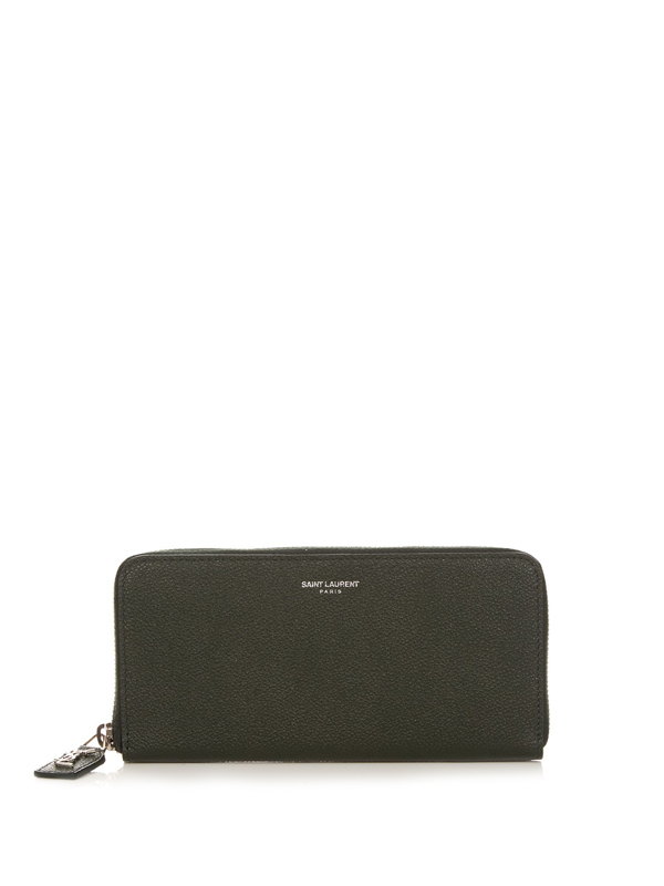Saint Laurent◆サンローラン スーパーコピー グレインレザー コンチネンタル ウォレット