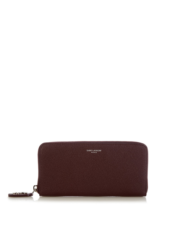 Saint Laurent◆サンローラン スーパーコピー グレインレザー コンチネンタル ウォレット