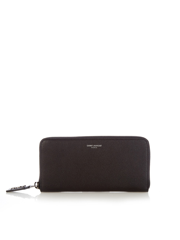 Saint Laurent◆サンローラン スーパーコピー グレインレザー コンチネンタル ウォレット