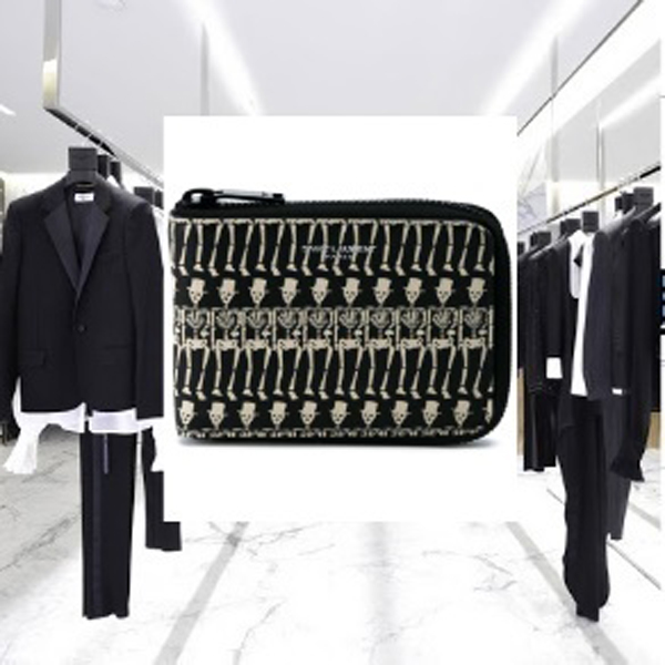 国内配送 SAINT LAURENTサンローラン スーパーコピー Classic Paris 二つ折り財布
