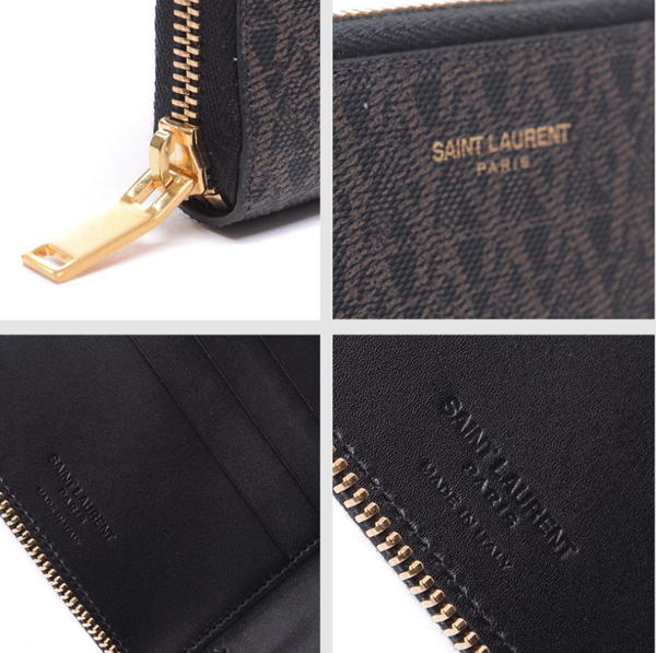 Saint Laurent(サンローラン スーパーコピー) モノグラムファスナーメンズ長財布 344076_GIT1J_1059