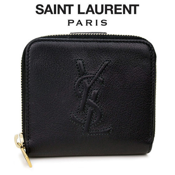 ☆Saint Laurentサンローラン スーパーコピー☆【SALE】BDJ 二つ折り財布*BLACK