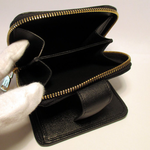 ☆Saint Laurentサンローラン スーパーコピー☆【SALE】BDJ 二つ折り財布*BLACK