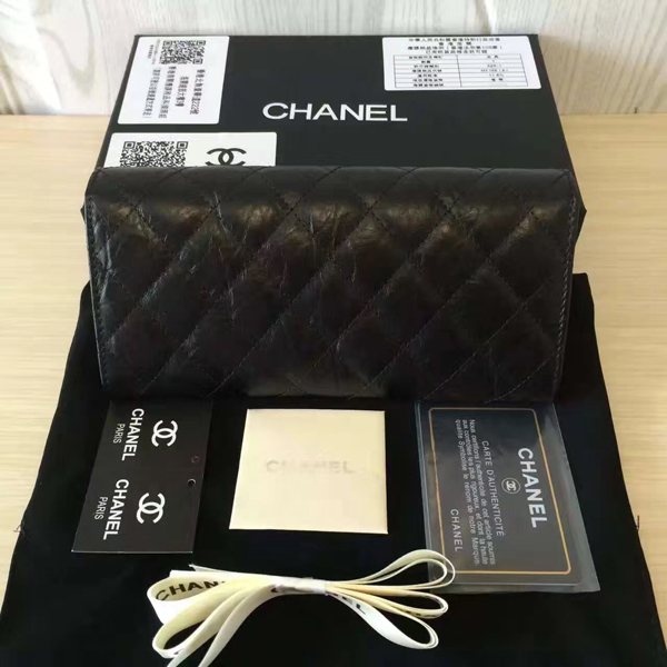 2016-17AW シャネルスーパーコピー Chanel 大人クールBOYグレインドカーフスキン財布