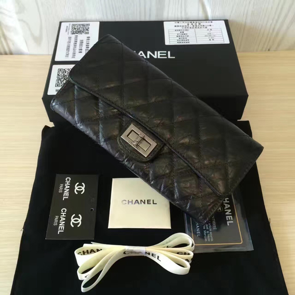 2016-17AW シャネルスーパーコピー Chanel 大人クールBOYグレインドカーフスキン財布