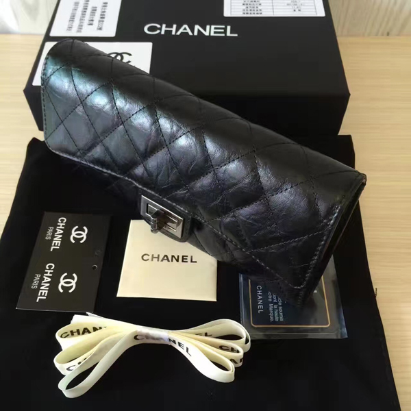 2016-17AW シャネルスーパーコピー Chanel 大人クールBOYグレインドカーフスキン財布
