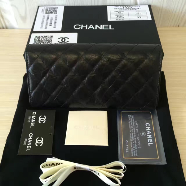 2016-17AW シャネルスーパーコピー Chanel 大人クールBOYグレインドカーフスキン財布