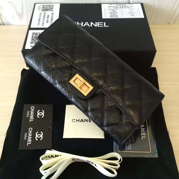 2016-17AW シャネルスーパーコピー Chanel 大人クールBOYグレインドカーフスキン財布