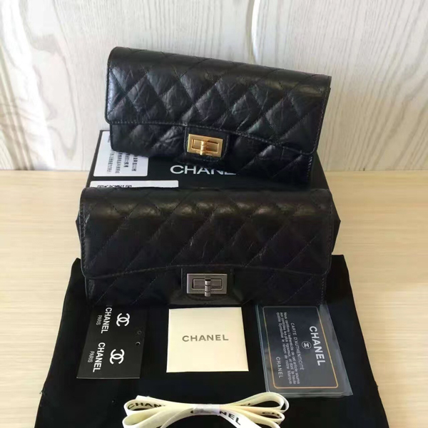 2016-17AW シャネルスーパーコピー Chanel 大人クールBOYグレインドカーフスキン財布