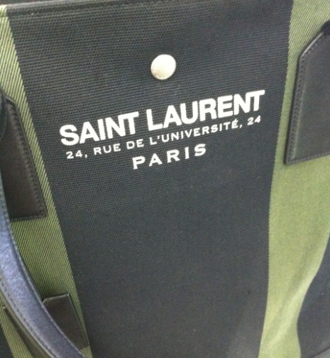【Saint Laurent】新着★16-17FW サンローランスーパーコピー キャンバストートバッグ☆ユニセックス