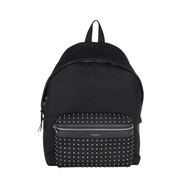 2016 新作 【Saint Laurent】サンローランスーパーコピー スタッズ リュックサック ☆★ 437087 GKQ8F 1000 / BLACK