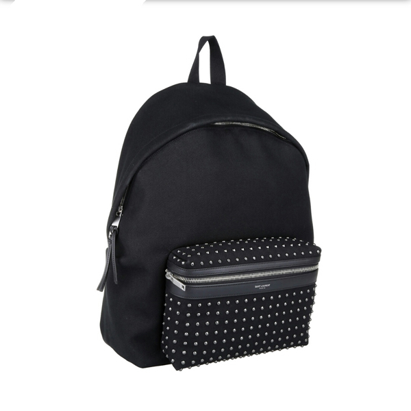 2016 新作 【Saint Laurent】サンローランスーパーコピー スタッズ リュックサック ☆★ 437087 GKQ8F 1000 / BLACK