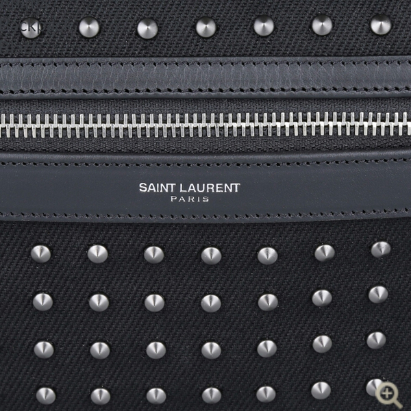 2016 新作 【Saint Laurent】サンローランスーパーコピー スタッズ リュックサック ☆★ 437087 GKQ8F 1000 / BLACK